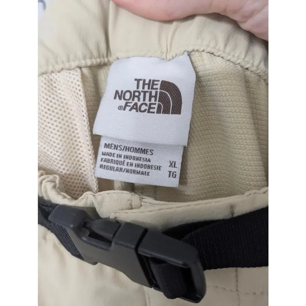 The North Face Tech Easy Pants Mens XL Belted Khaki Hiking Gorpcore Outdoors